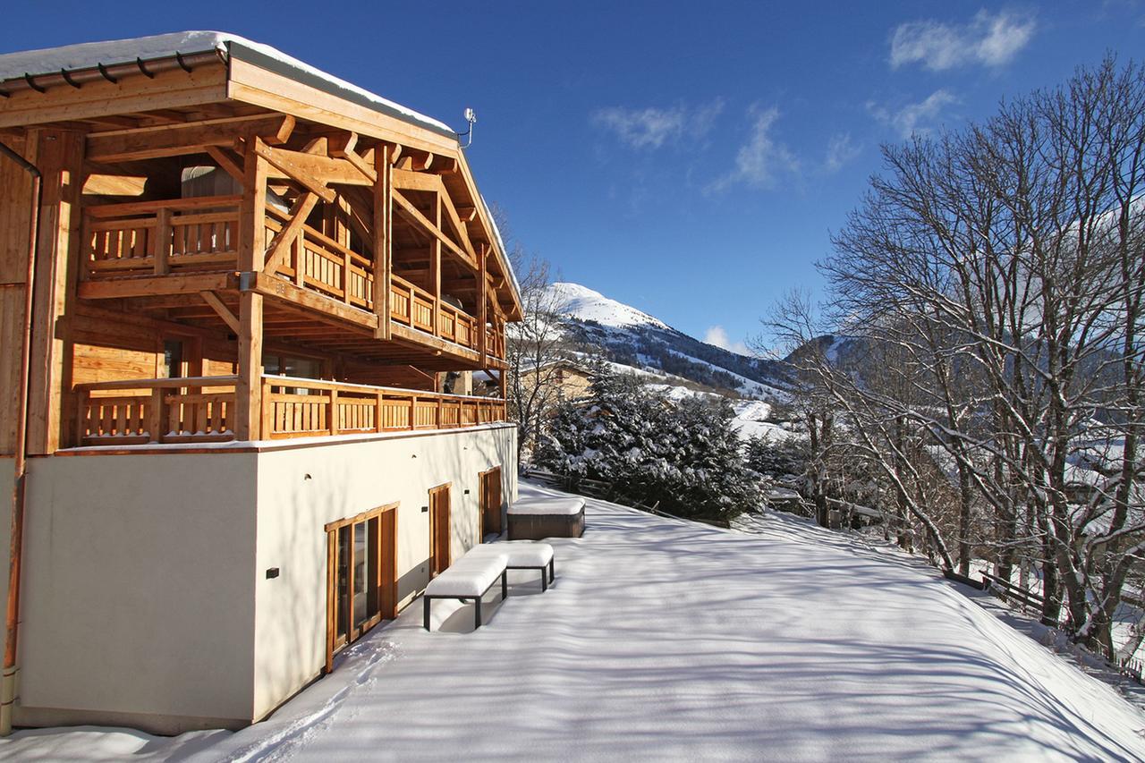 Odalys Chalet Nuance De Blanc Villa Alpe d'Huez Exteriör bild